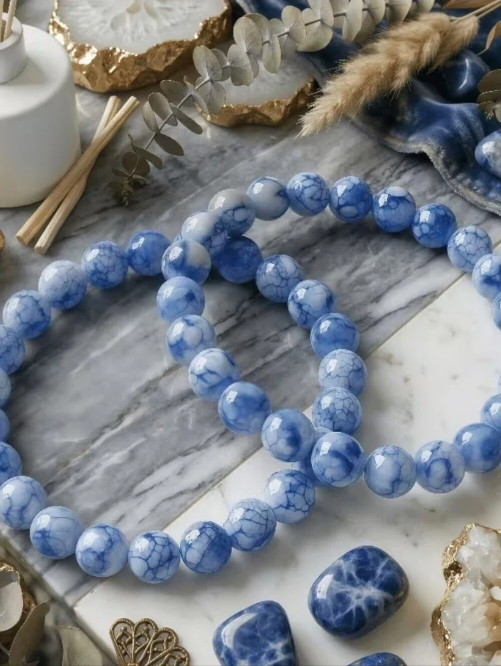 2PCS Natural Stone Bracelet